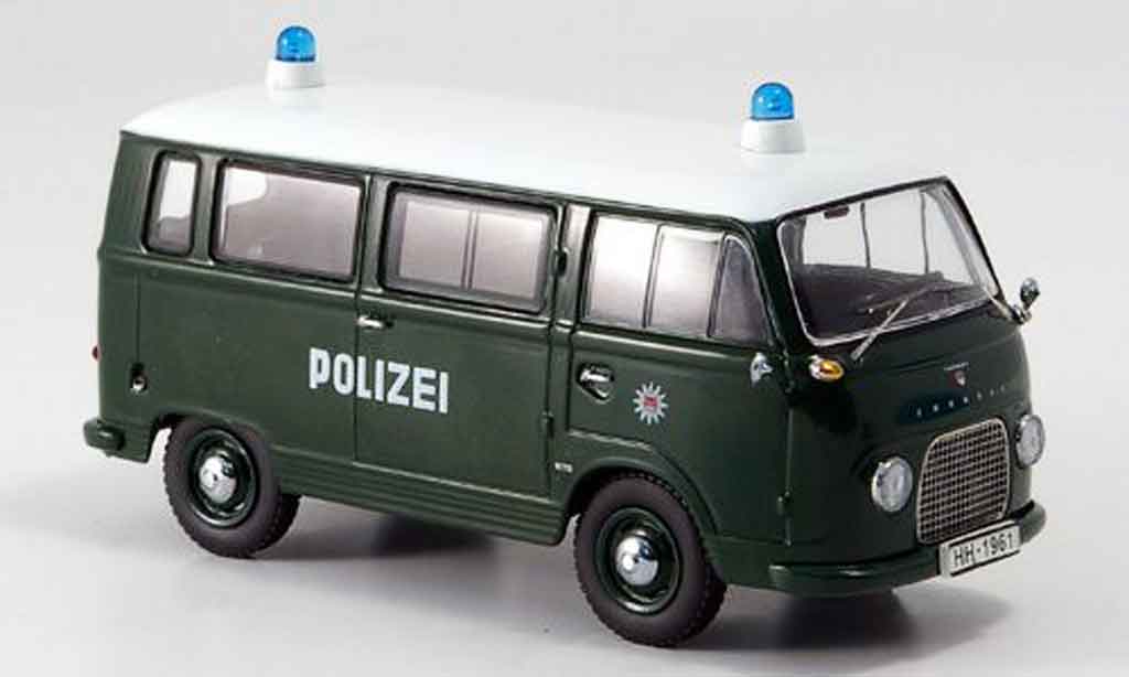 Ford FK 1000 1/43 Schuco 1000 Bus police Hamburg diecast model cars