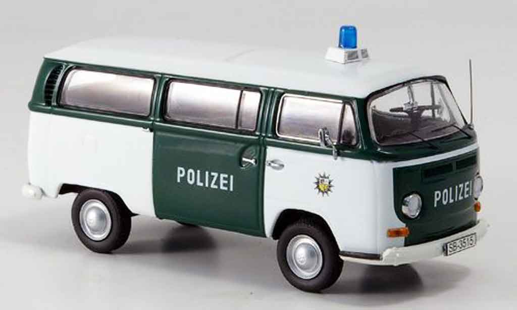 Volkswagen Combi 1/43 Schuco t2a bus police saarbrucken diecast model cars