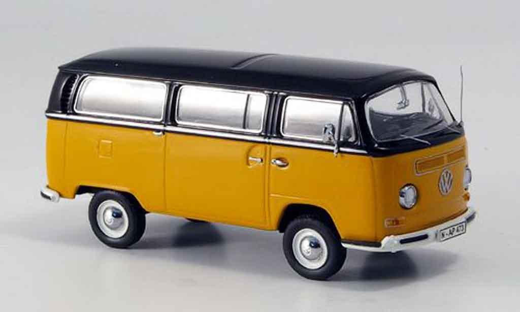 Volkswagen Combi 1/43 Schuco t2a luxusbus orange black diecast model cars