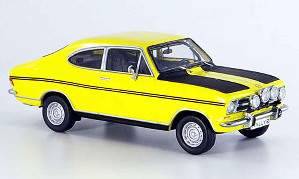 Opel Kadett B 1/43 Schuco B coupe yellow black diecast model cars
