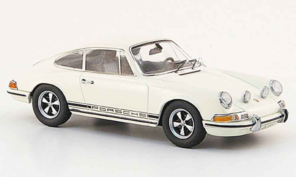 Porsche 911 1/43 Schuco S white avec blackem Schriftzug diecast model cars