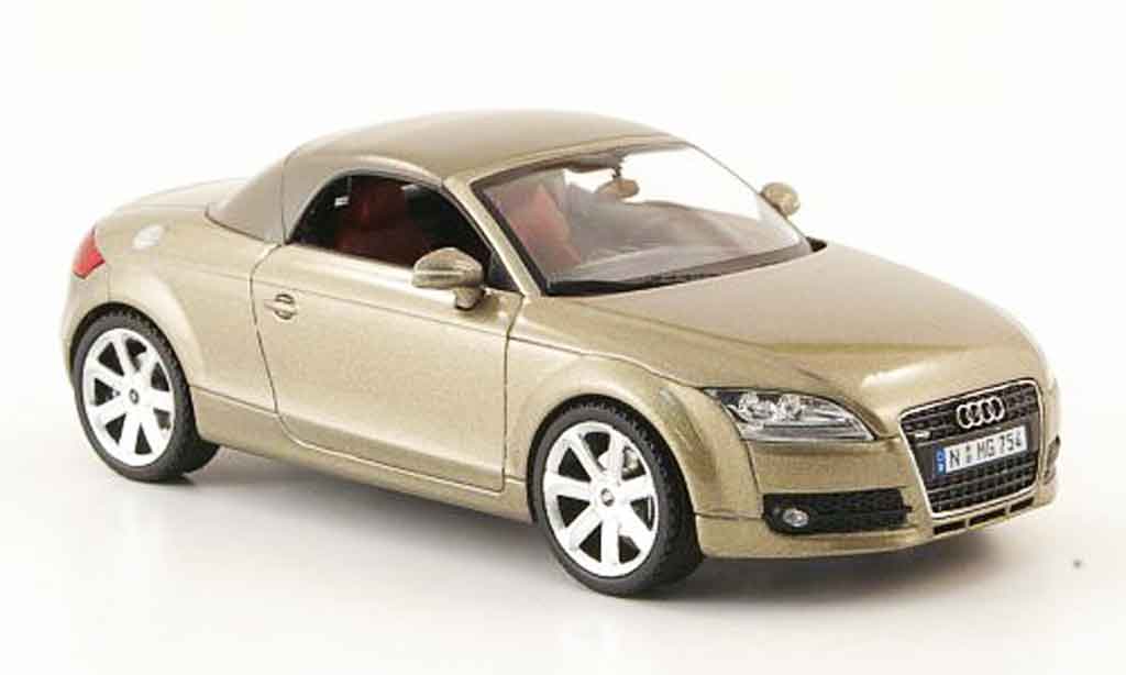 Audi TT Roadster 1/43 Schuco Roadster beige avec capote Verdeck diecast model cars