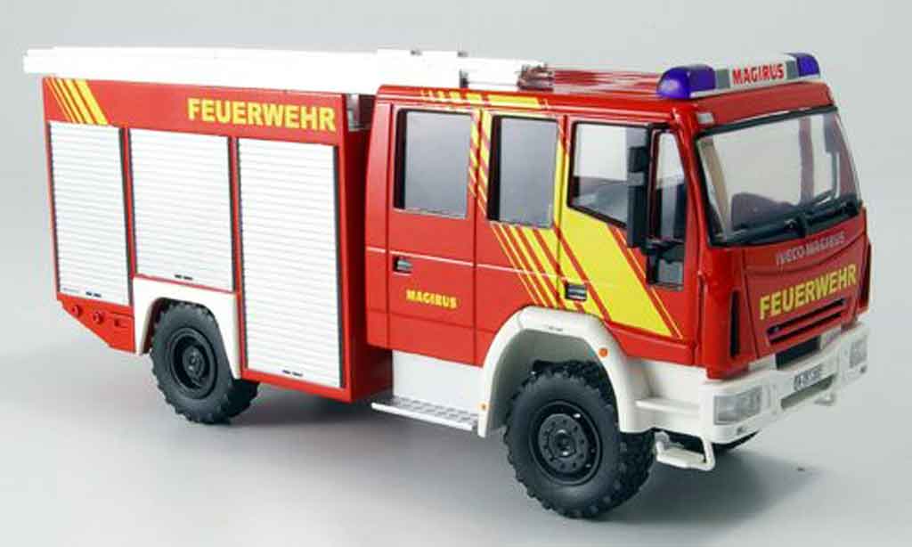 Magirus HLF 20 1/43 Schuco Iveco 16 Allrad pompier diecast model cars