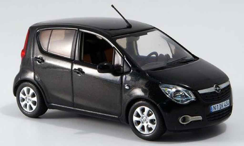 Opel Agila 1/43 Schuco black diecast model cars