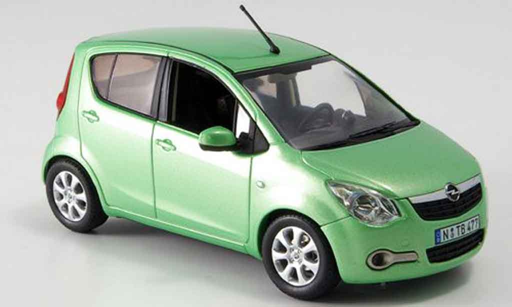 Opel Agila 1/43 Schuco grun diecast model cars
