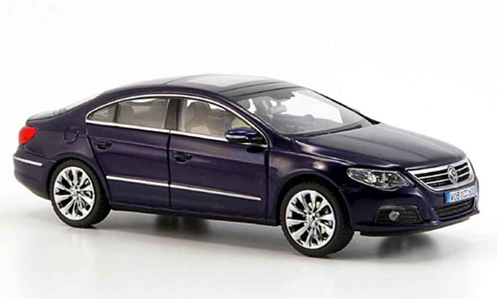 Volkswagen Passat CC 1/43 Schuco CC blue 2007 diecast model cars