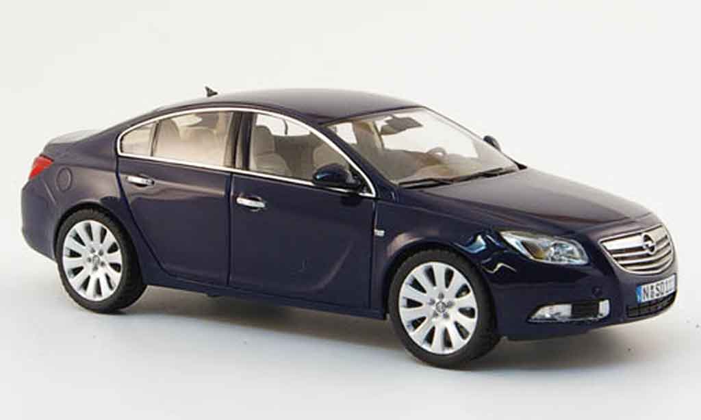 Opel Insignia 1/43 Schuco blue stufenheck 2008 diecast model cars