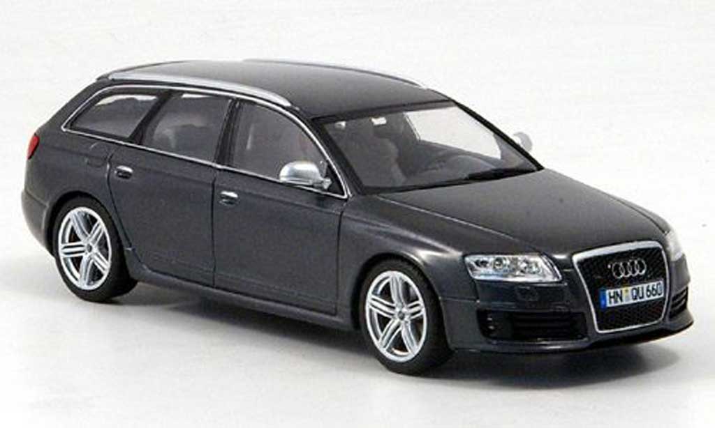 Audi RS6 1/43 Minichamps Avant grey 2008 diecast model cars