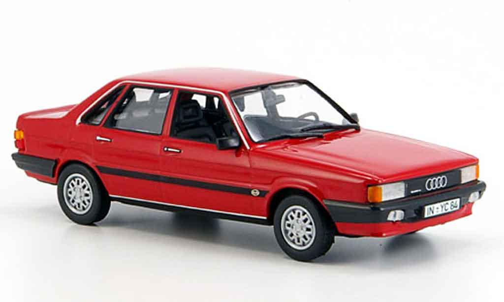 Audi 80 quattro 1/43 Norev red 1985 diecast model cars