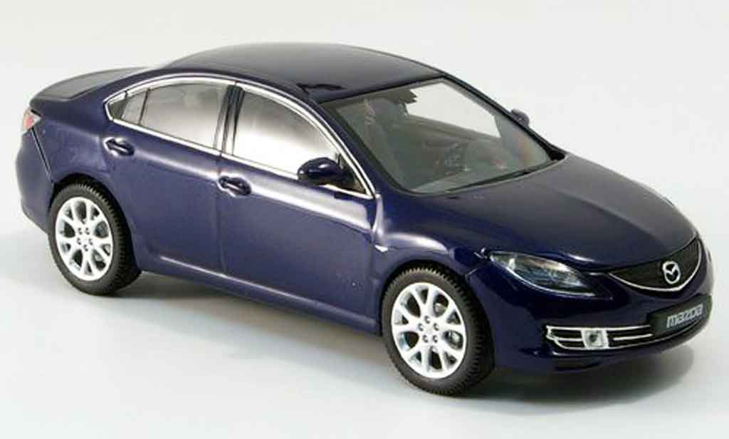 Mazda 6 1/43 Norev Limousine blue 2007 diecast model cars