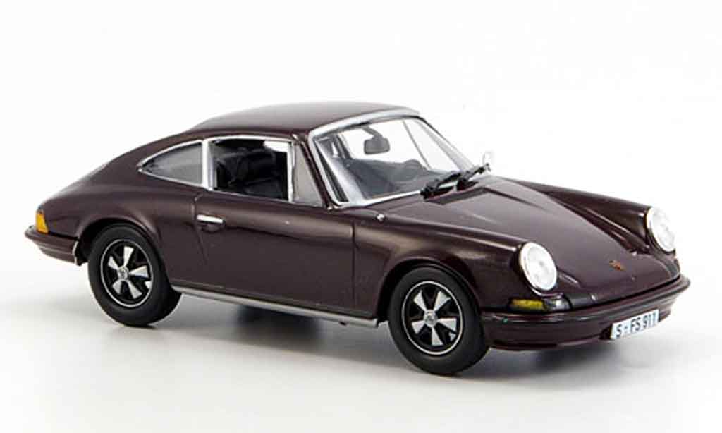 Porsche 911 2.4 1/43 Norev 2.4 S brown 1973 diecast model cars
