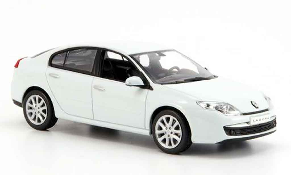 Renault Laguna 1/43 Norev white 2007 diecast model cars