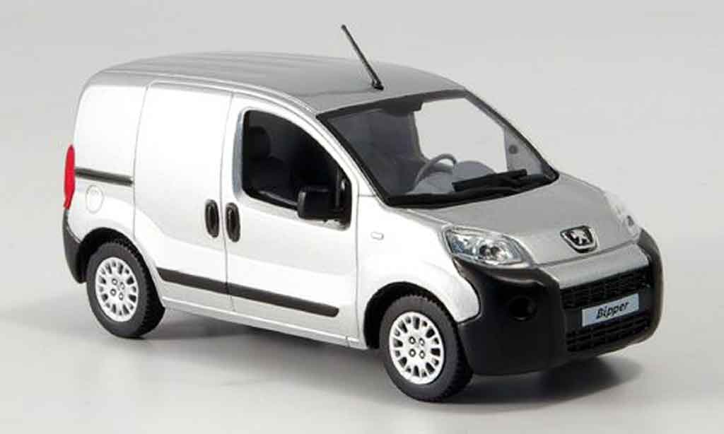 Peugeot Bipper 1/43 Norev kasten grey metallisee 2007 diecast model cars