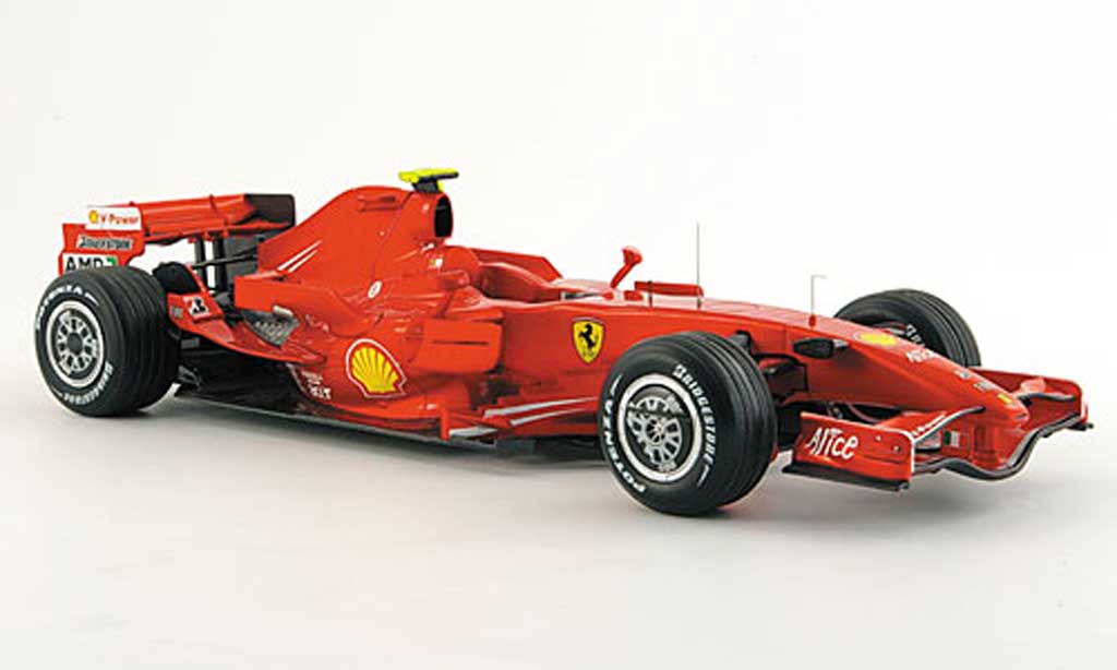 Ferrari F1 1/18 Hot Wheels Elite F2007 M. Schumacher Barcelona Test Version diecast model cars
