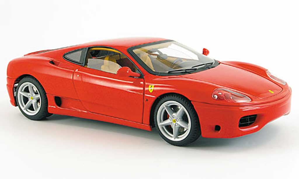 Ferrari 360 Modena 1/18 Hot Wheels Elite Modena coupe red mit beigem interieur diecast model cars