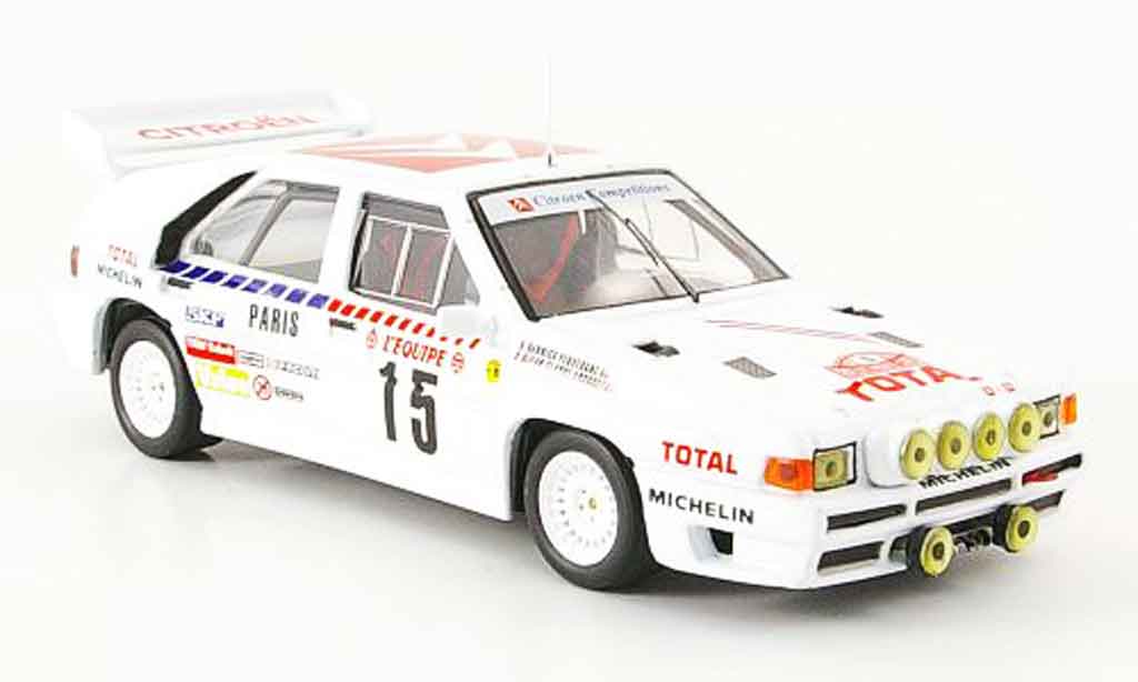 Citroen BX 4TC 1/43 IXO 4TC no.15 rallye monte carlo 1986 diecast model cars