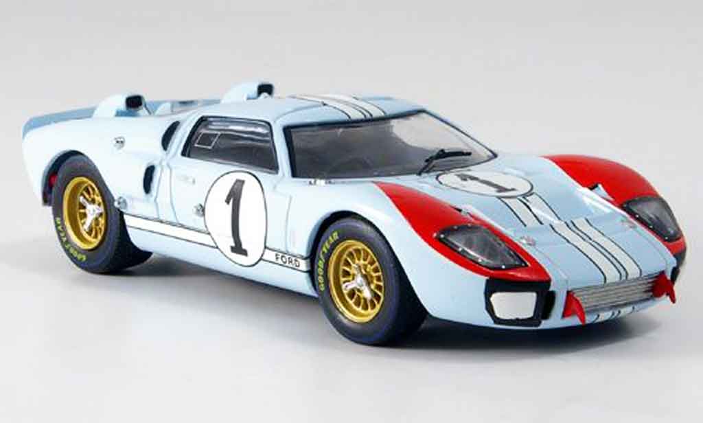 Ford GT40 1/43 IXO GT 40 MKII No.1 Miles Hulme Zweiter Le Mans 1966 diecast model cars