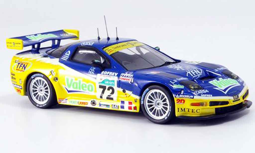 Chevrolet Corvette C6 1/43 IXO C6 R No.72 Valeo Le Mans 2006 diecast model cars