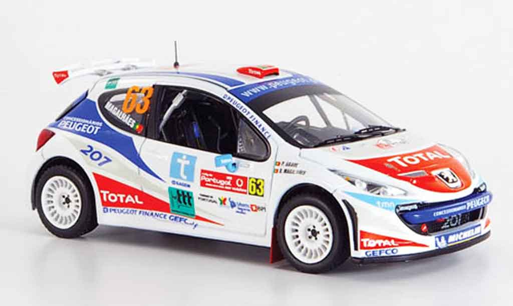 Peugeot 207 S2000 1/43 IXO S2000 no.63 magalhaes rallye portugal 2007 diecast model cars