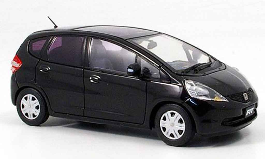 Honda Jazz 1/43 Ebbro Fit Skyroof black 2008 diecast model cars