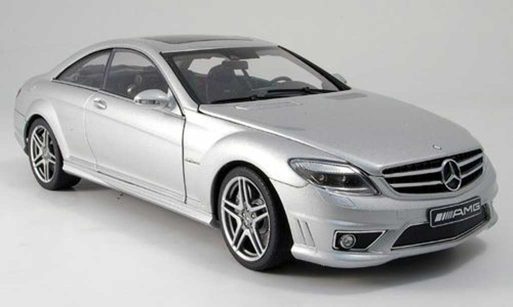 Mercedes Classe CL 1/18 Autoart 63 amg (c 216) grey avec ledersitzen diecast model cars
