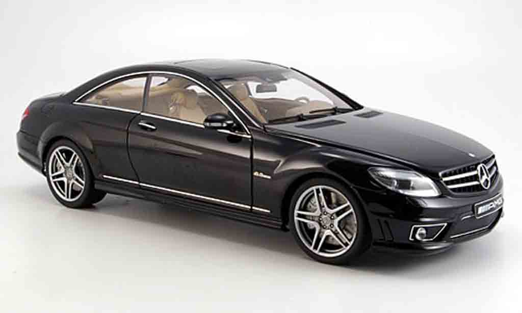 Mercedes Classe CL 1/18 Autoart 63 amg (c 216) black avec ledersitzen diecast model cars