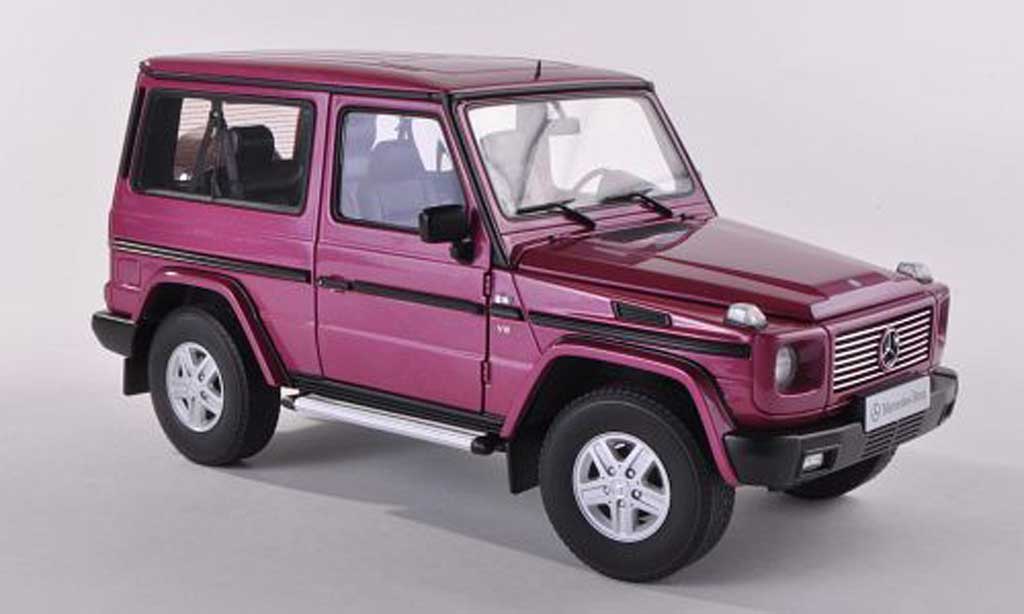 Mercedes Classe G 1/43 Autoart G500 SWB red 1998 diecast model cars