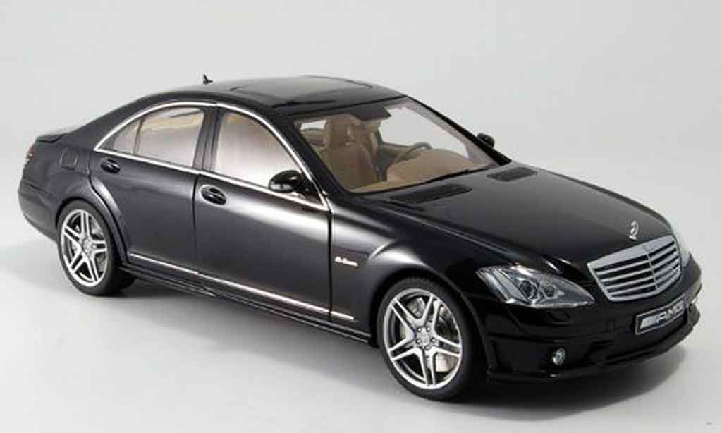 Mercedes Classe S 63 1/18 Autoart 63 amg black avec ledersitzen diecast model cars