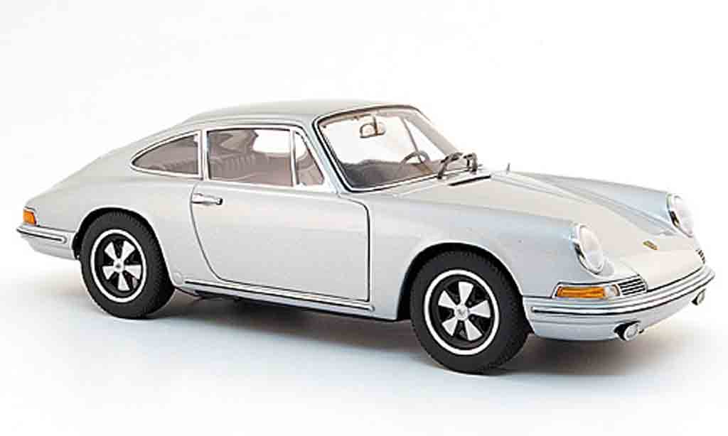 Porsche 911 S 1/18 Autoart S grey 1968 diecast model cars
