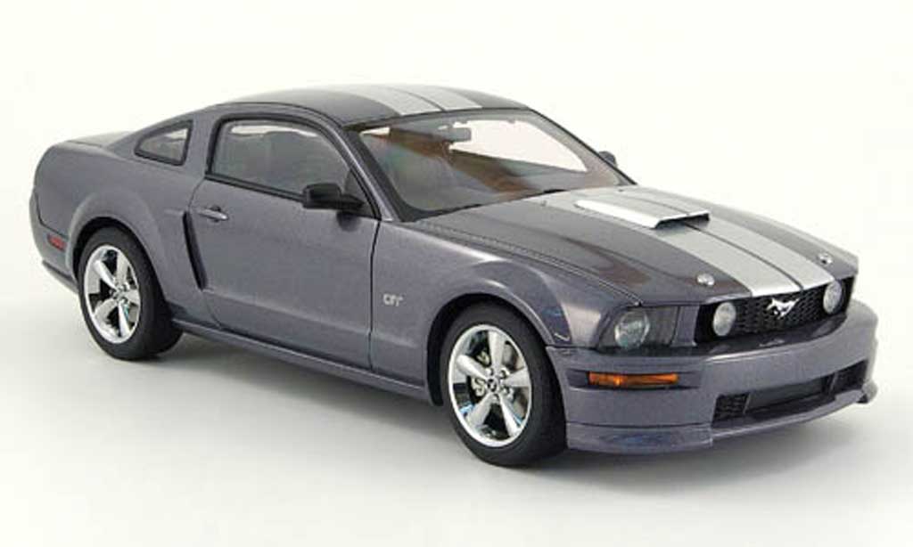 Ford Mustang 2007 1/18 Autoart 2007 gt grey streifen diecast model cars