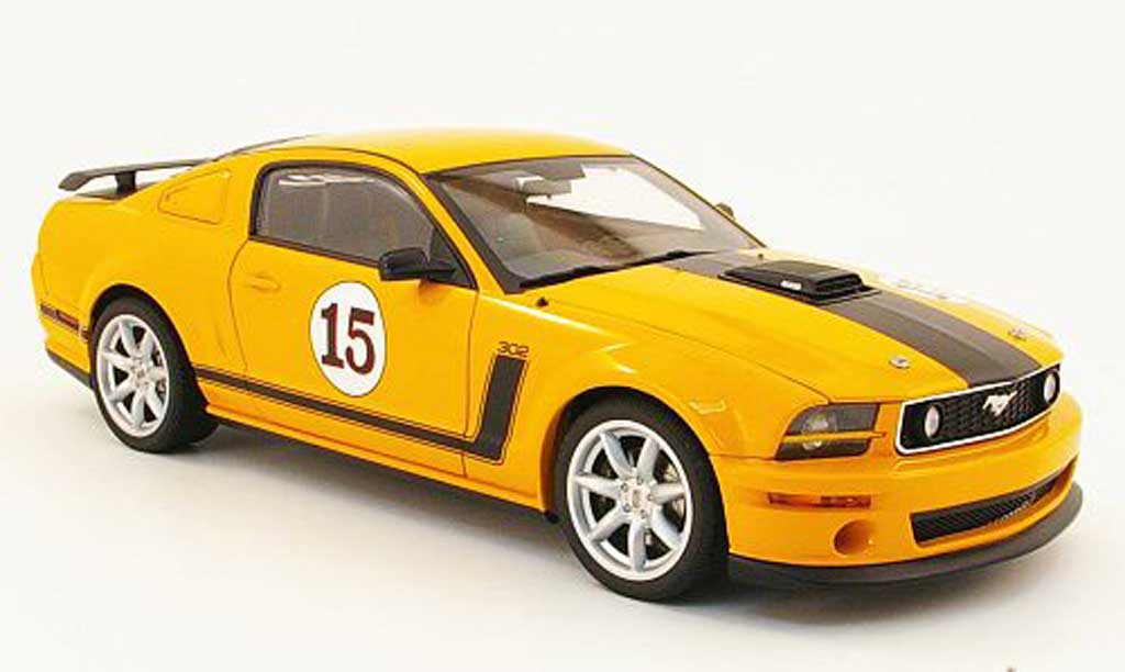 Ford Mustang 2007 1/18 Autoart 2007 parnelli jones sale no.15 orange diecast model cars