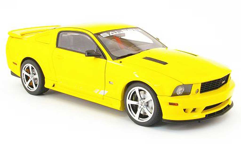 Ford Mustang Saleen 1/18 Autoart Saleen s281 extreme yellow diecast model cars
