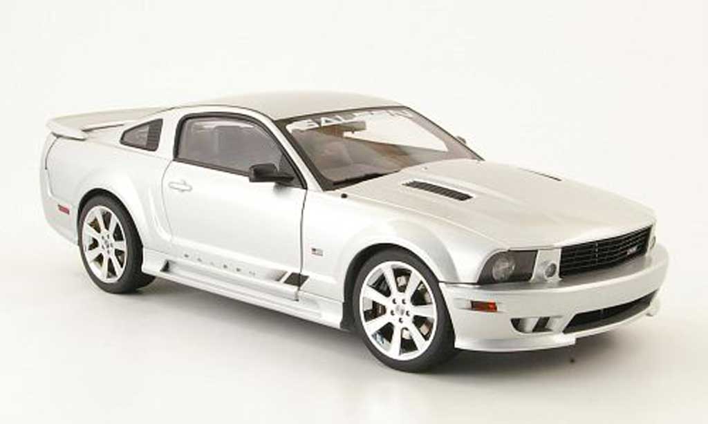Ford Mustang Saleen 1/18 Autoart Saleen s281 grey clair metallized diecast model cars
