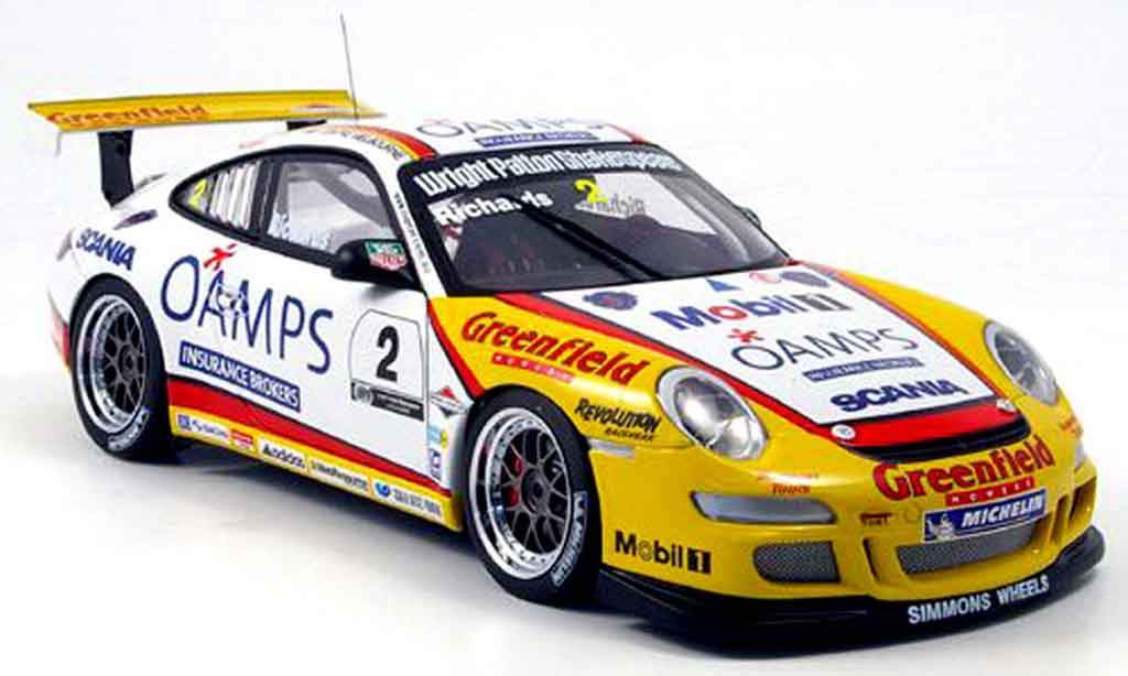 Porsche 997 GT3 CUP 1/18 Autoart GT3 Cup 2006 j. richards australian carrera diecast model cars