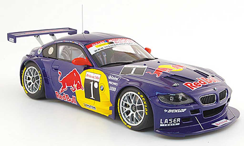 Bmw Z4 E85 1/18 Autoart E85 coupe no.1 red bull sieger greystone 2007 diecast model cars