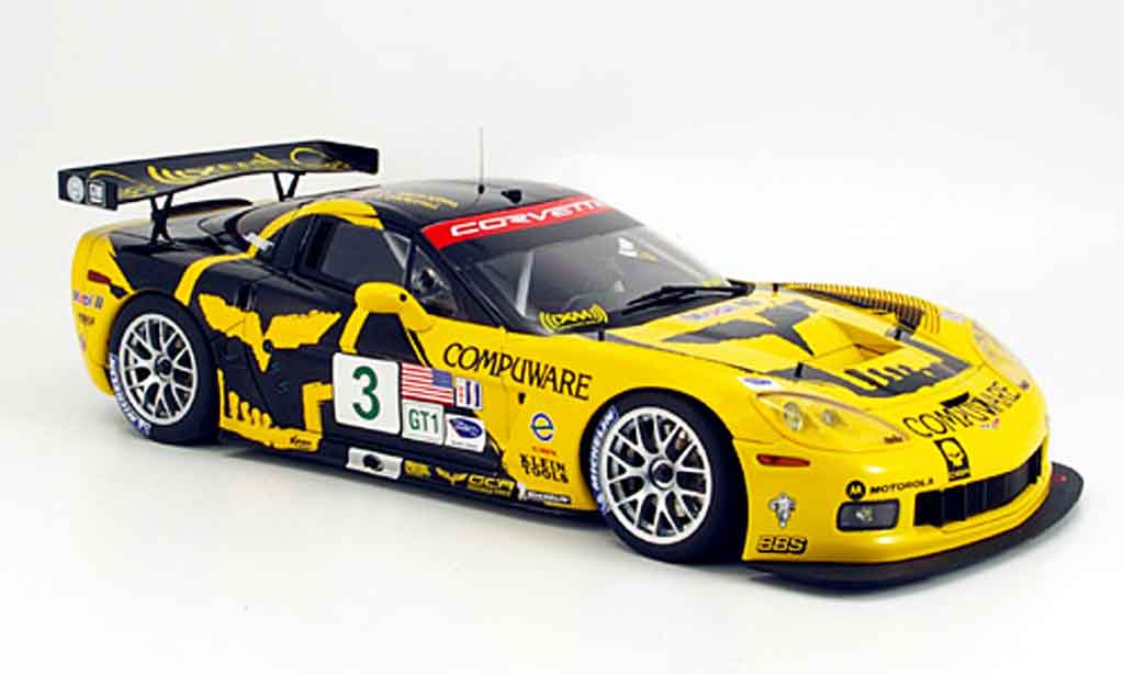 Chevrolet Corvette C6 1/18 Autoart C6 r no.3 magnussen/o`connell alms 2007 diecast model cars