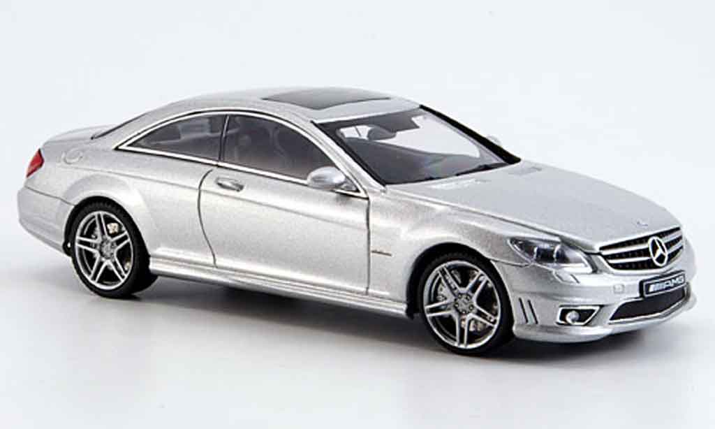 Mercedes Classe CL 1/43 Autoart CL63 AMG grey metallisee diecast model cars