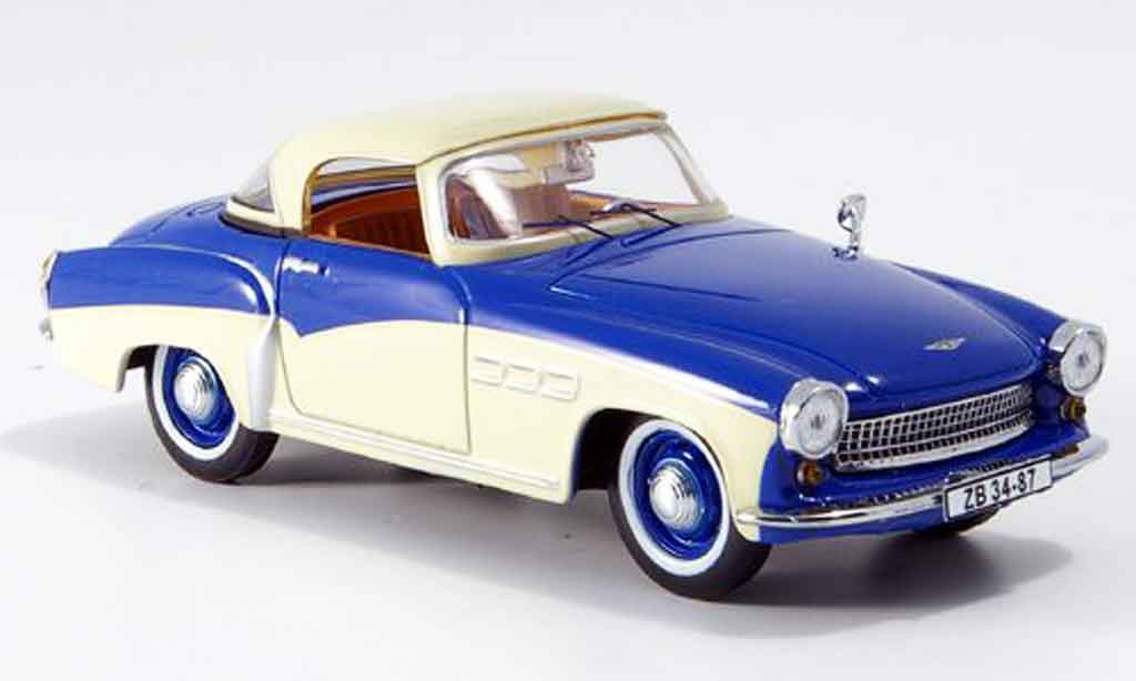 Wartburg 313 1/43 IST Models Sport blue beige 1957 diecast model cars