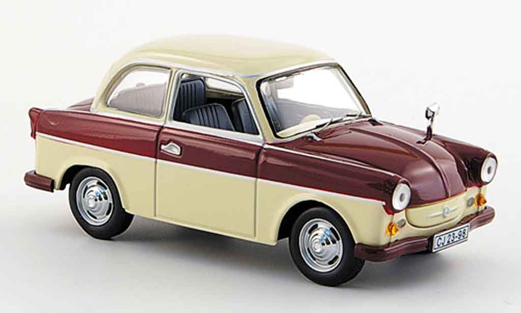 Trabant P50 1/43 IST Models Limousine red beige 1958 diecast model cars