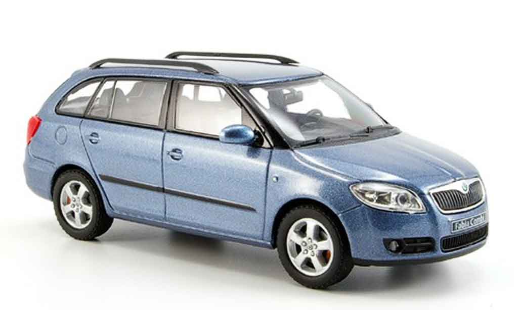 Skoda Fabia 1/43 Abrex combi ii grey diecast model cars