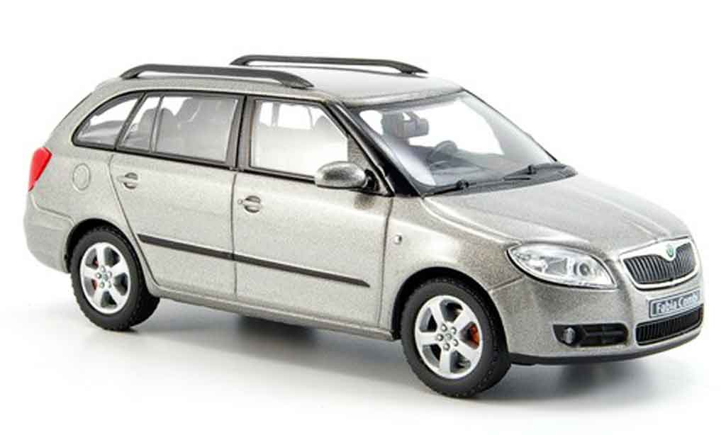 Skoda Fabia 1/43 Abrex combi ii beige diecast model cars