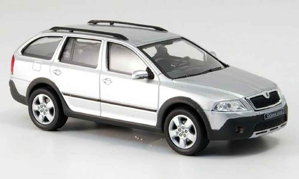 Skoda Octavia 1/43 Abrex combi scout grey metallisee diecast model cars