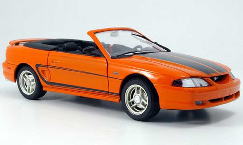 Ford Mustang 1994 1/18 Eagle 1994 cabriolet orange grey streifen diecast model cars
