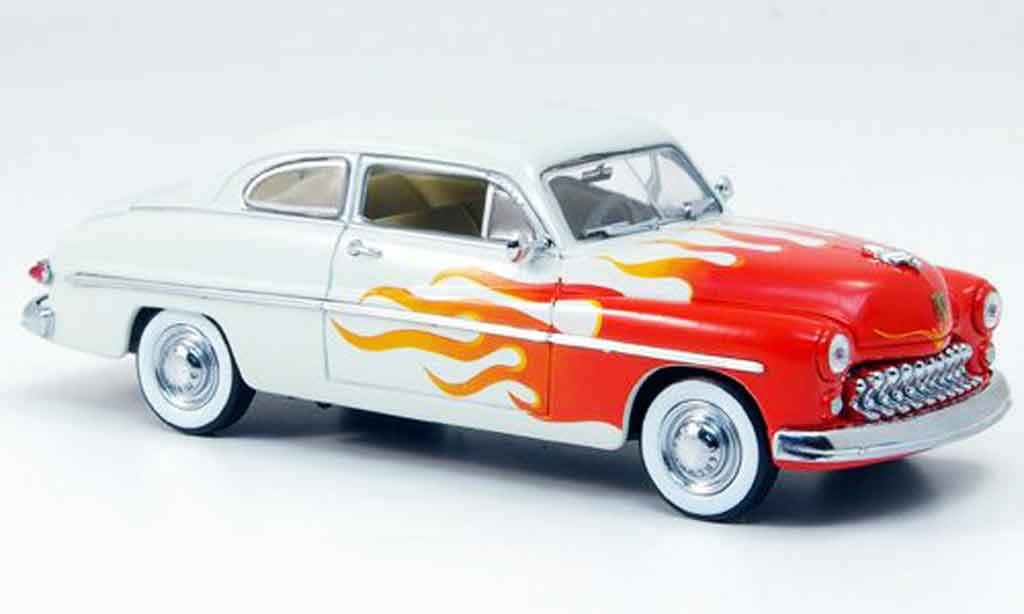 Mercury Club Coupe 1/43 Eagle Hot Rod beige avec red 1949 diecast model cars