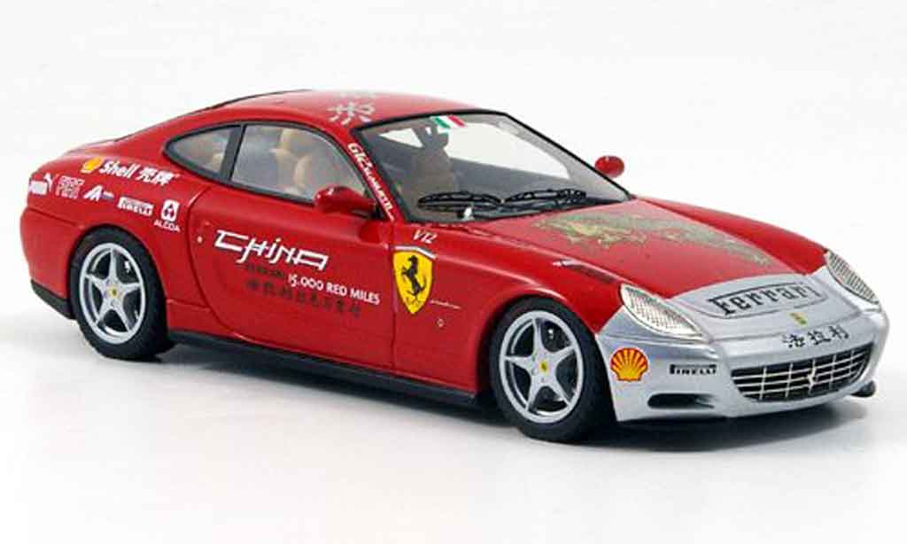 Ferrari 612 1/43 Look Smart scaglietti red grey metallisee 15000 red miles tour diecast model cars