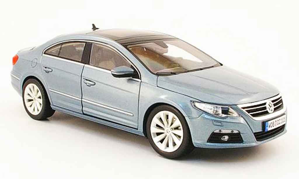Volkswagen Passat 1/18 Norev cc blue ciel metallisee 2008 diecast model cars