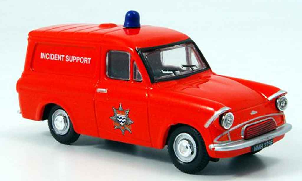 Ford Anglia 1/43 Oxford Van pompier London diecast model cars