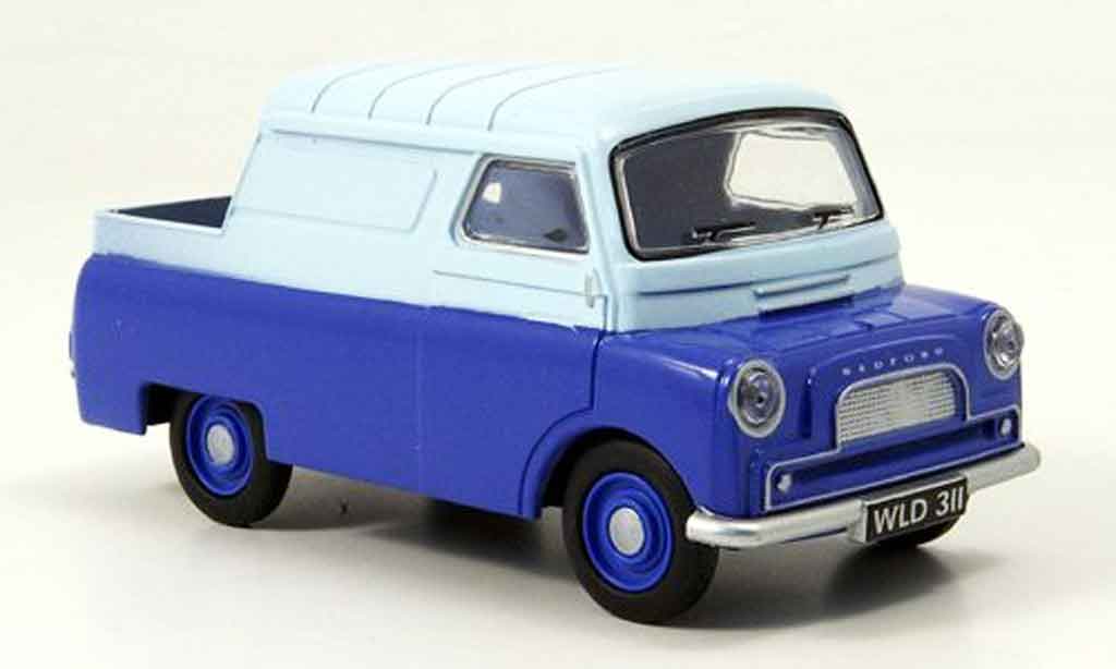 Bedford CA 1/43 Oxford Half Cab blue white Kasten Pritsche diecast model cars