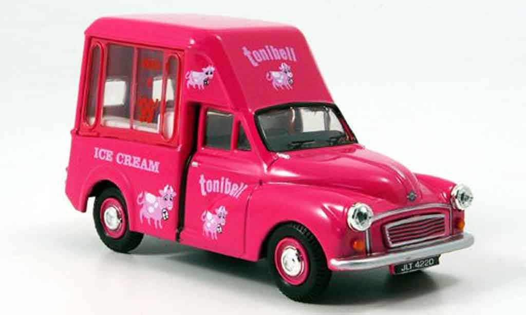 Morris Minor 1/43 Oxford Van pink Tonibell Hochdach Eiswagen diecast model cars