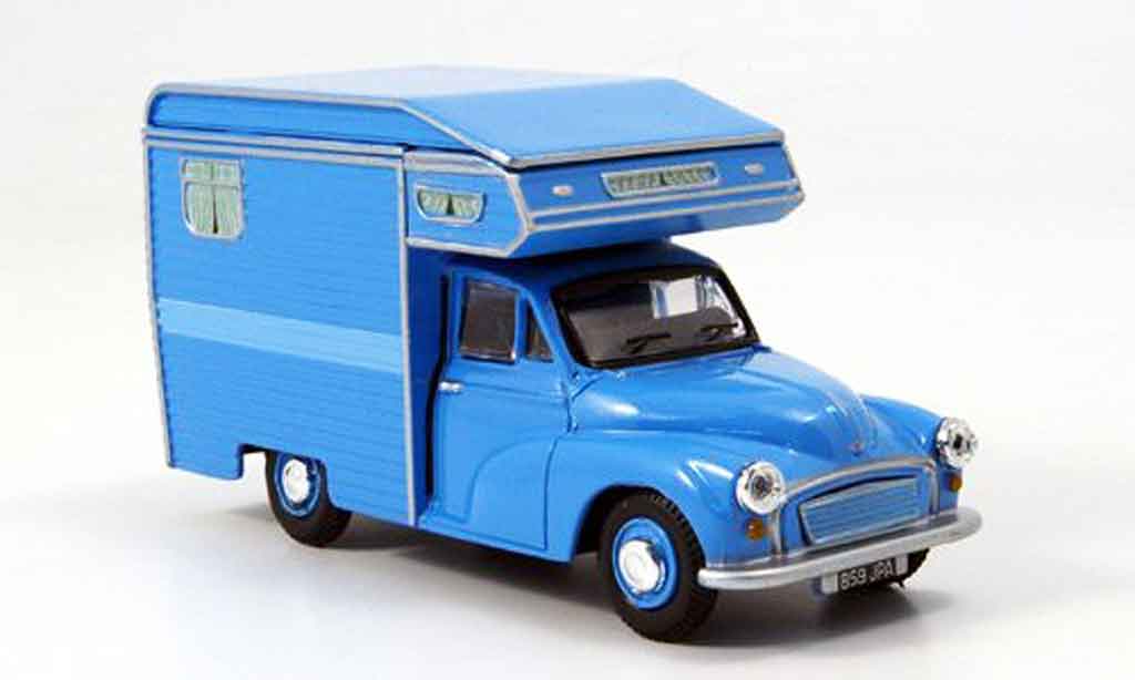 Morris Minor 1/43 Oxford Van Camper blue Wohnmobil diecast model cars